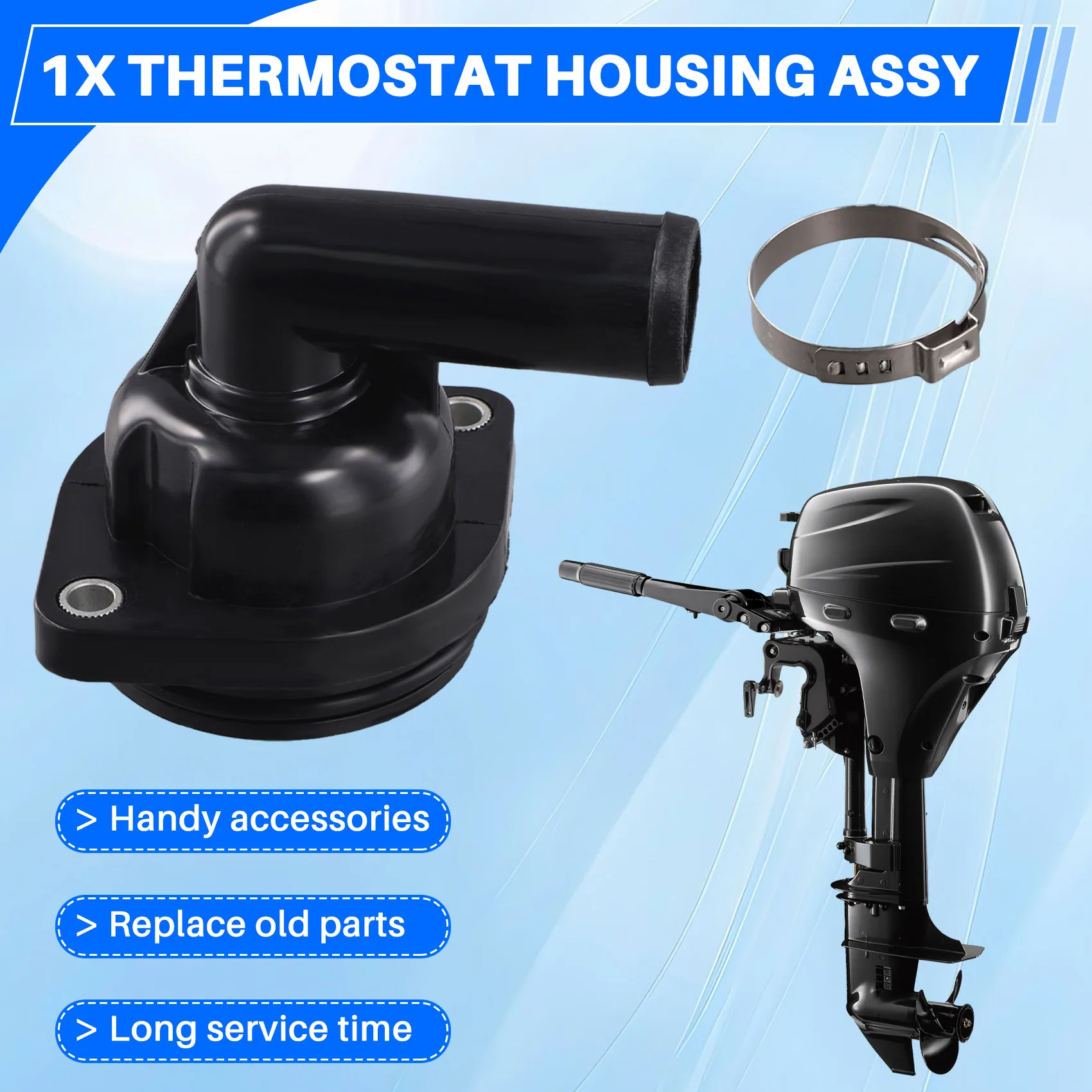 T-Top-Rated-892864T06 Корпус термостата в сборе для подвесного двигателя Mercury 75/80/90/100/115/135/150HP 8M0090819 Sierra 18-3635
T-Top-Rated-892864T06 Корпус термостата в сборе для подвесного двигателя Mercury 75/80/90/100/115/135/150HP 8M0090819 Sierra 18-3635