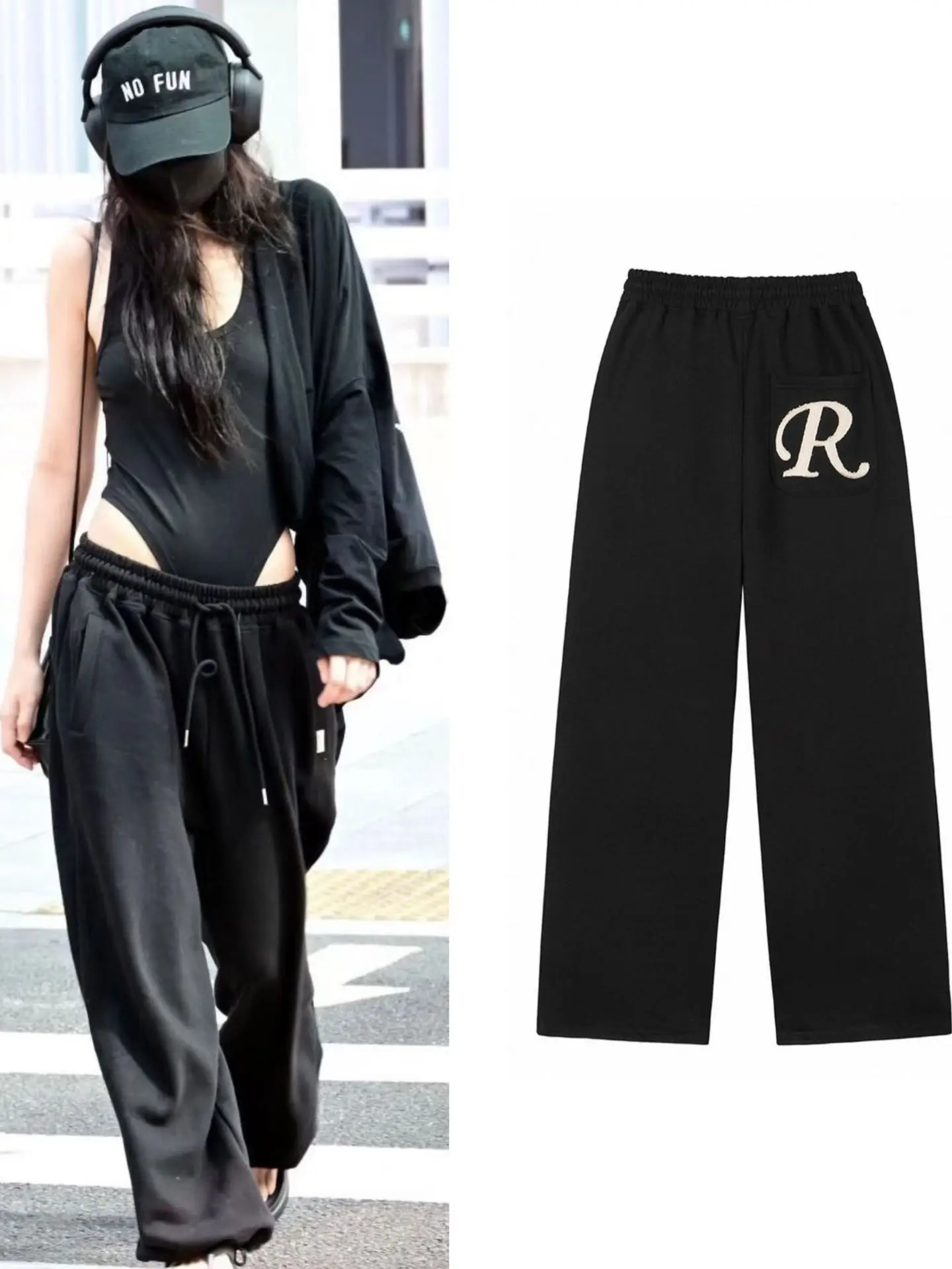 Rock ckeR Embroidered Letter Casual Sweatpants High Waist Wide Leg Pants Asymmetric Style Loose Fit Long Trousers
Rock ckeR Embroidered Letter Casual Sweatpants High Waist Wide Leg Pants Asymmetric Style Loose Fit Long Trousers