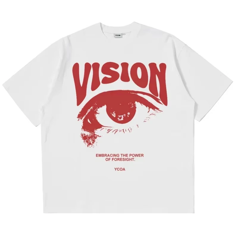 2025 Street Creative eye Print T-shirt Summer Men's Pure Cotton T-shirt Harajuku Loose Casual round-neck short-sleeved T-shirt
2025 Street Creative eye Print T-shirt Summer Men's Pure Cotton T-shirt Harajuku Loose Casual round-neck short-sleeved T-shirt