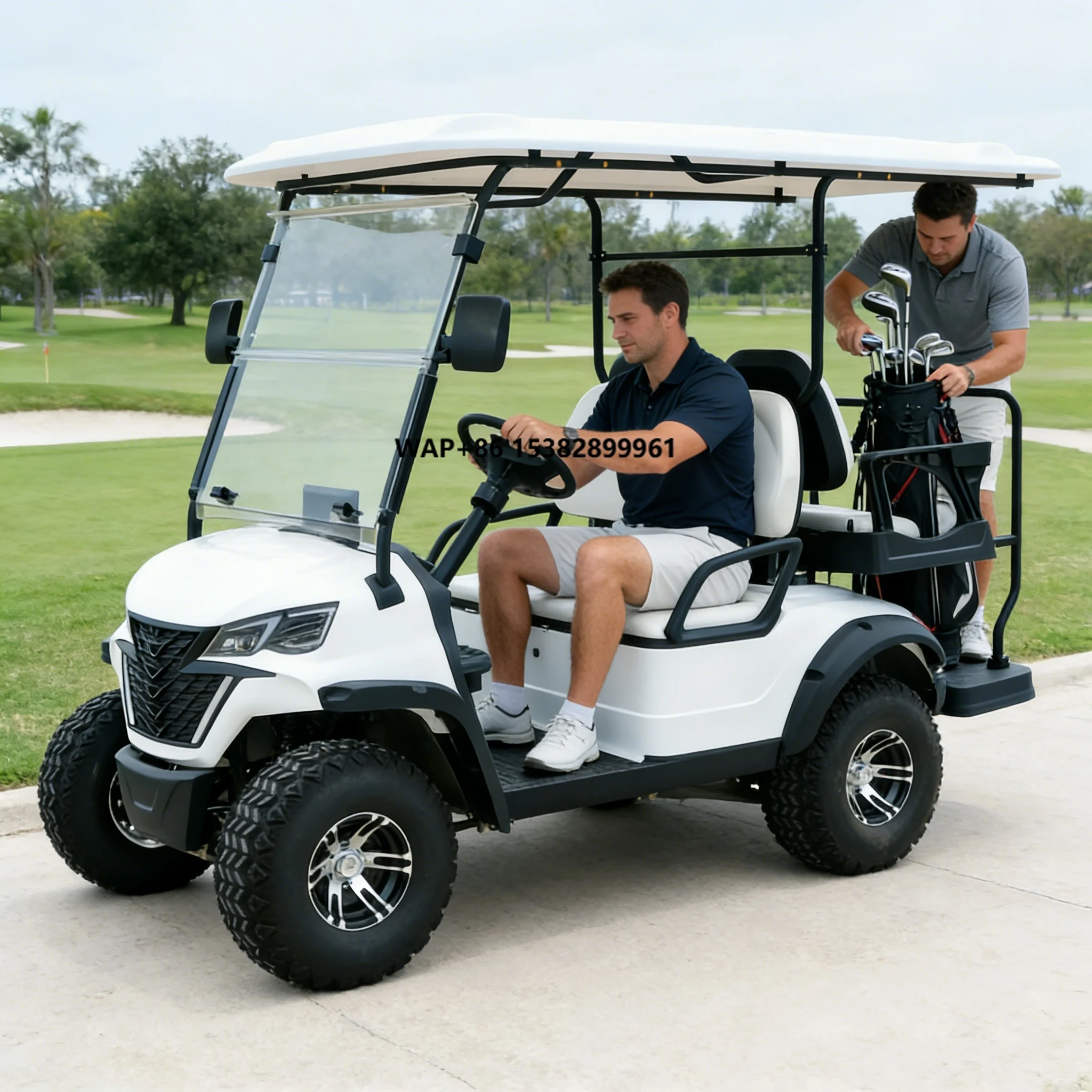 Factory Price Golf Cart Steering Wheel Golf Cart Rear Seat Kit Easy-Install for Golf Cart Seat Upgrade & Capacity Expansion Use