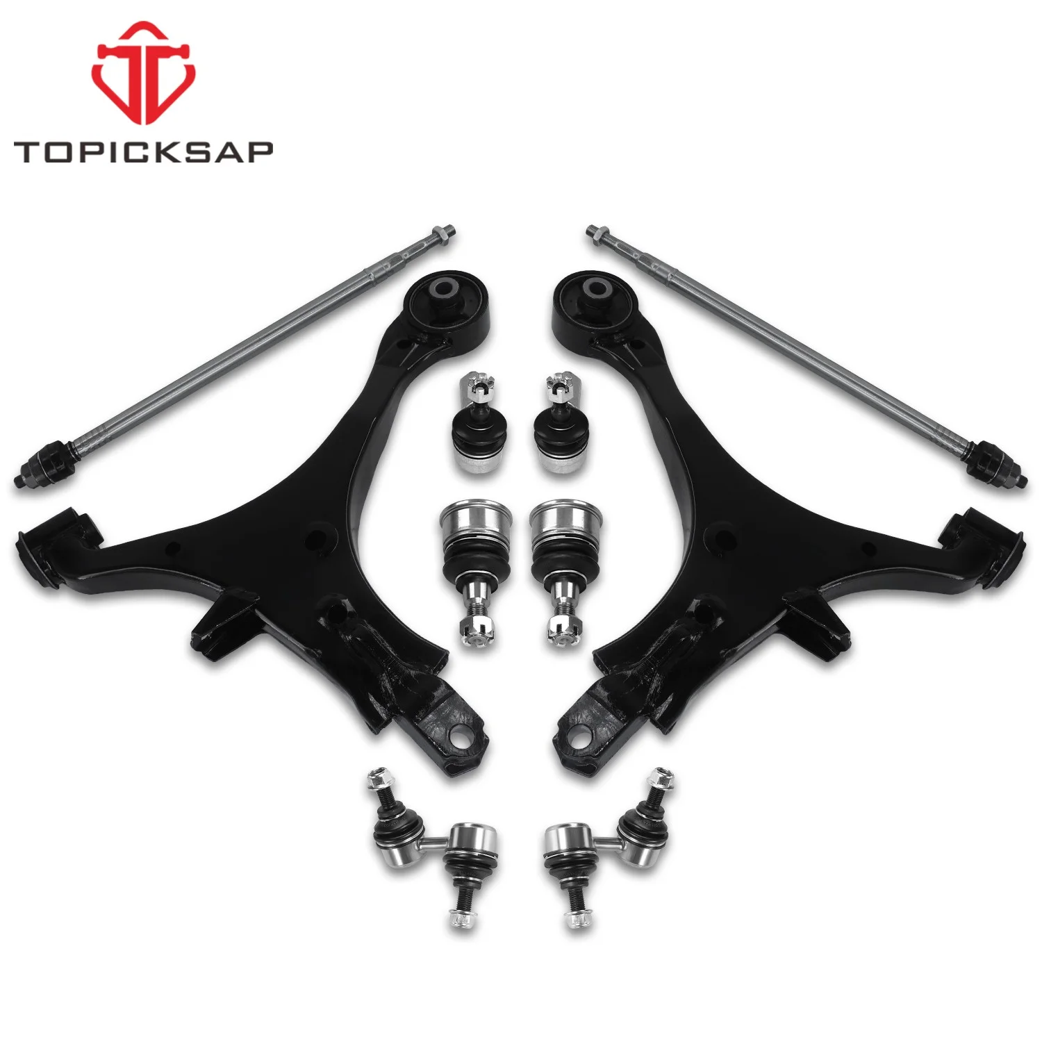 TOPICKSAP 10pcs Front Lower Control Arm Sway Bar End Link Suspension Kits for Honda CR-V CRV 2WD 2002 2003 2004 2005 2006
TOPICKSAP 10pcs Front Lower Control Arm Sway Bar End Link Suspension Kits for Honda CR-V CRV 2WD 2002 2003 2004 2005 2006