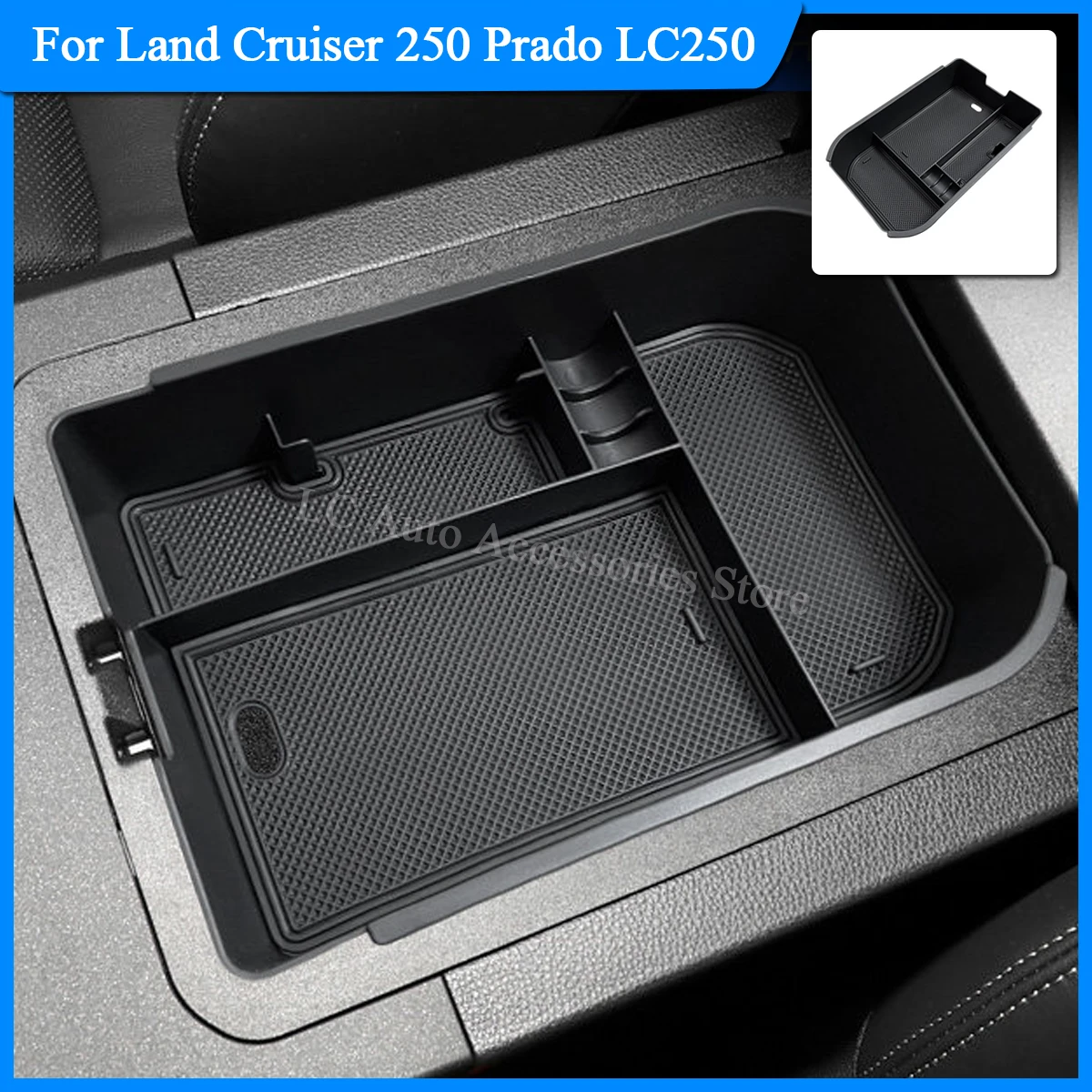 For 2024-2026 Toyota Land Cruiser Prado LC250 Center Console Armrest Storage Box Organizer Tray Car Interior Accessories
For 2024-2026 Toyota Land Cruiser Prado LC250 Center Console Armrest Storage Box Organizer Tray Car Interior Accessories