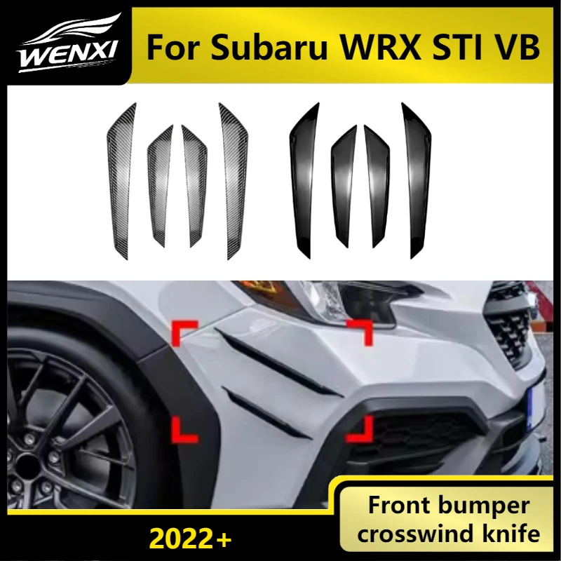 Front Bumper Splitter Canard Wind Knife Trim For Subaru WRX STI VB 2022+ JDM STI ABS Waterproof Easy Clean 3M Adhesive No Drill
Front Bumper Splitter Canard Wind Knife Trim For Subaru WRX STI VB 2022+ JDM STI ABS Waterproof Easy Clean 3M Adhesive No Drill