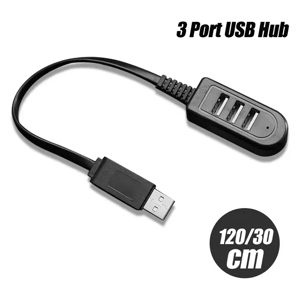USB Splitter 3 Port 1.2M Charging Cable USB2.0 Hub With Power Extender Mini Adapter For Laptop PC Notebook Extend Data Line
USB Splitter 3 Port 1.2M Charging Cable USB2.0 Hub With Power Extender Mini Adapter For Laptop PC Notebook Extend Data Line