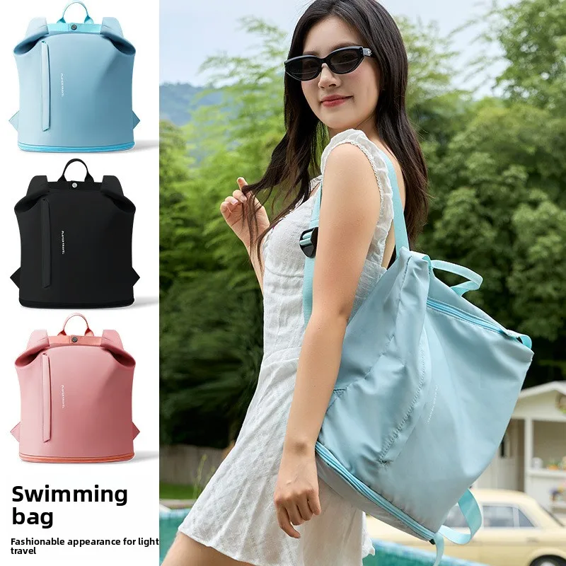 Swimming Backpack with Dry Wet Separation - Waterproof Sports Bag for Beach Pool, Sandproof Mesh Gym Backpack with Separate Comp
Swimming Backpack with Dry Wet Separation - Waterproof Sports Bag for Beach Pool, Sandproof Mesh Gym Backpack with Separate Comp