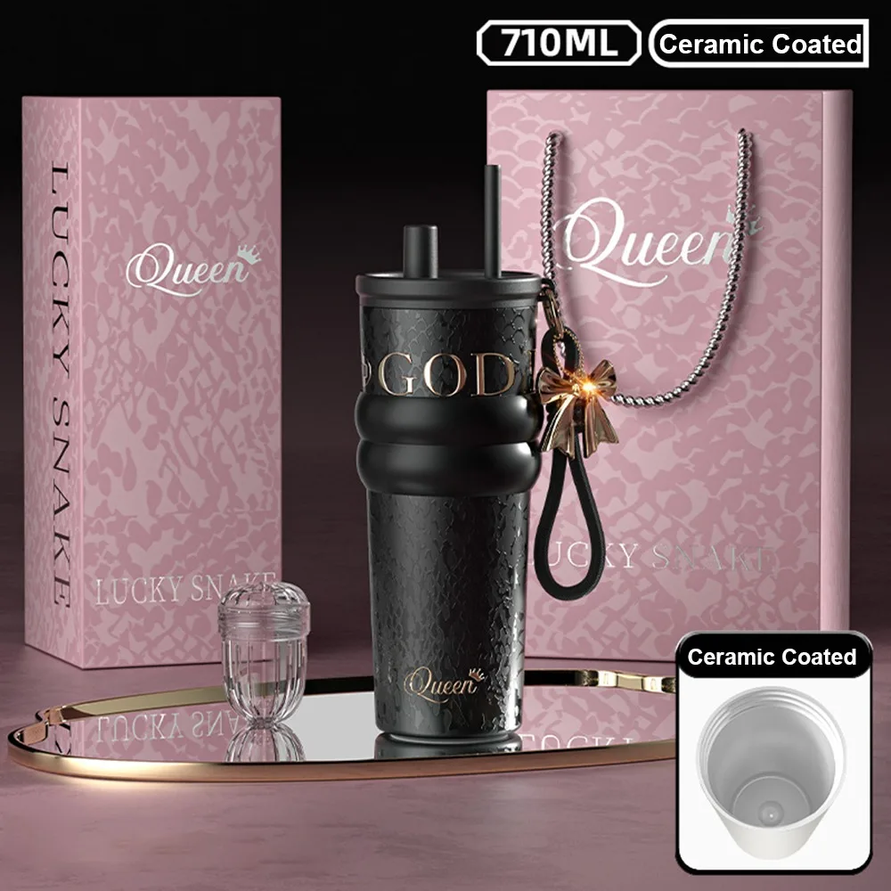 710ML Ceramic Coated Coffee Cup SUS316 Stainless Steel Insulation Or Cooling Vacuum Cup With Lifting Rope High-Capacity
710ML Ceramic Coated Coffee Cup SUS316 Stainless Steel Insulation Or Cooling Vacuum Cup With Lifting Rope High-Capacity