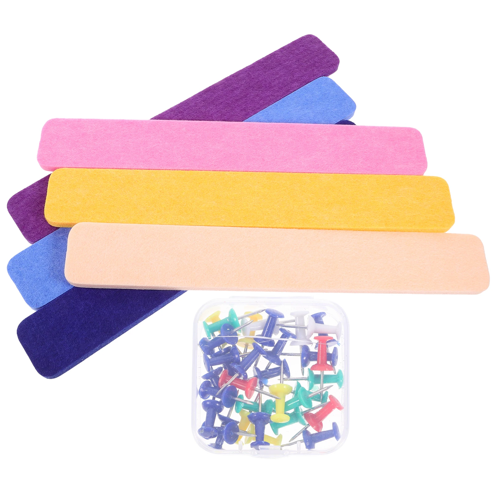 6 Pcs Felt Bulletin Board Strips for Wall Decor Multicolor Classroom Office Supplies Soft Pin Boards Needle Plates
6 Pcs Felt Bulletin Board Strips for Wall Decor Multicolor Classroom Office Supplies Soft Pin Boards Needle Plates