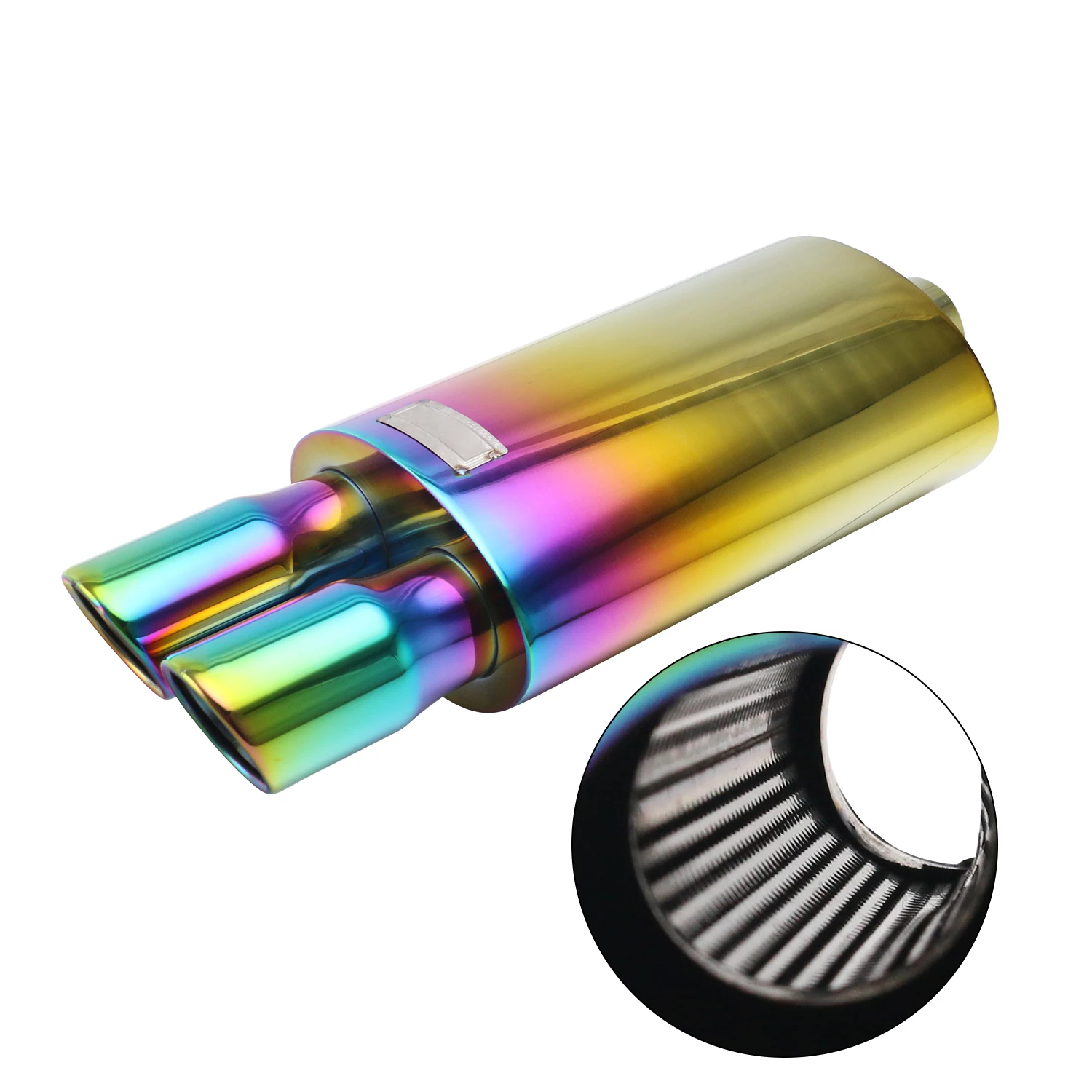 Exhaust Systems Muffler Pipes Universal Stainless Racing Sport Mufflers Double Export
Exhaust Systems Muffler Pipes Universal Stainless Racing Sport Mufflers Double Export