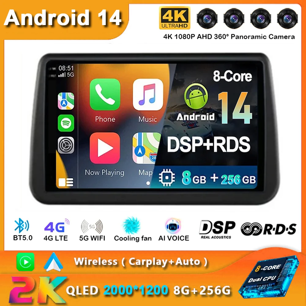 Android 14 Car Radio For OPEL MERIVA 2010 2011 2012 213 2014 Multimedia Player Carplay GPS Navigation NO 2 DIN 2DIN DVD 
Android 14 Car Radio For OPEL MERIVA 2010 2011 2012 213 2014 Multimedia Player Carplay GPS Navigation NO 2 DIN 2DIN DVD