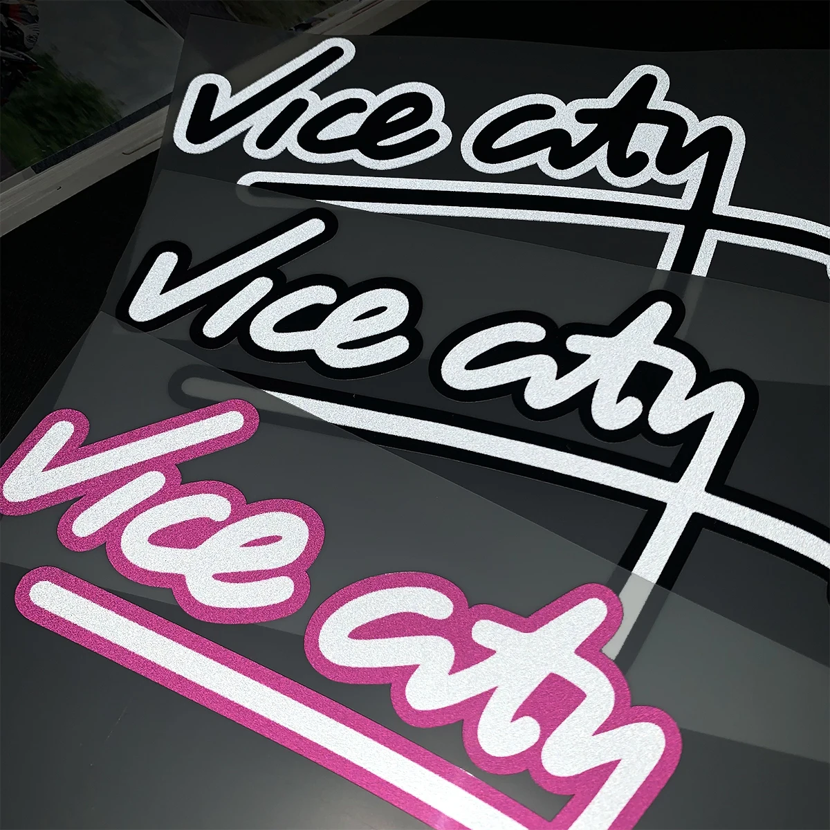 Vice City Reflective Motorcycle Stickers | Waterproof Vinyl Decals for Motorbike Body Fuel Tank Helmet Decoration
Vice City Reflective Motorcycle Stickers | Waterproof Vinyl Decals for Motorbike Body Fuel Tank Helmet Decoration