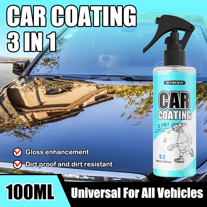 Спрей-покрытие для автомобильной краски, воск-герметик для зеркального блеска, глубокая защита лакокрасочного покрытия, сильный гидрофобный эффект самоочистки
Спрей-покрытие для автомобильной краски, воск-герметик для зеркального блеска, глубокая защита лакокрасочного покрытия, сильный гидрофобный эффект самоочистки