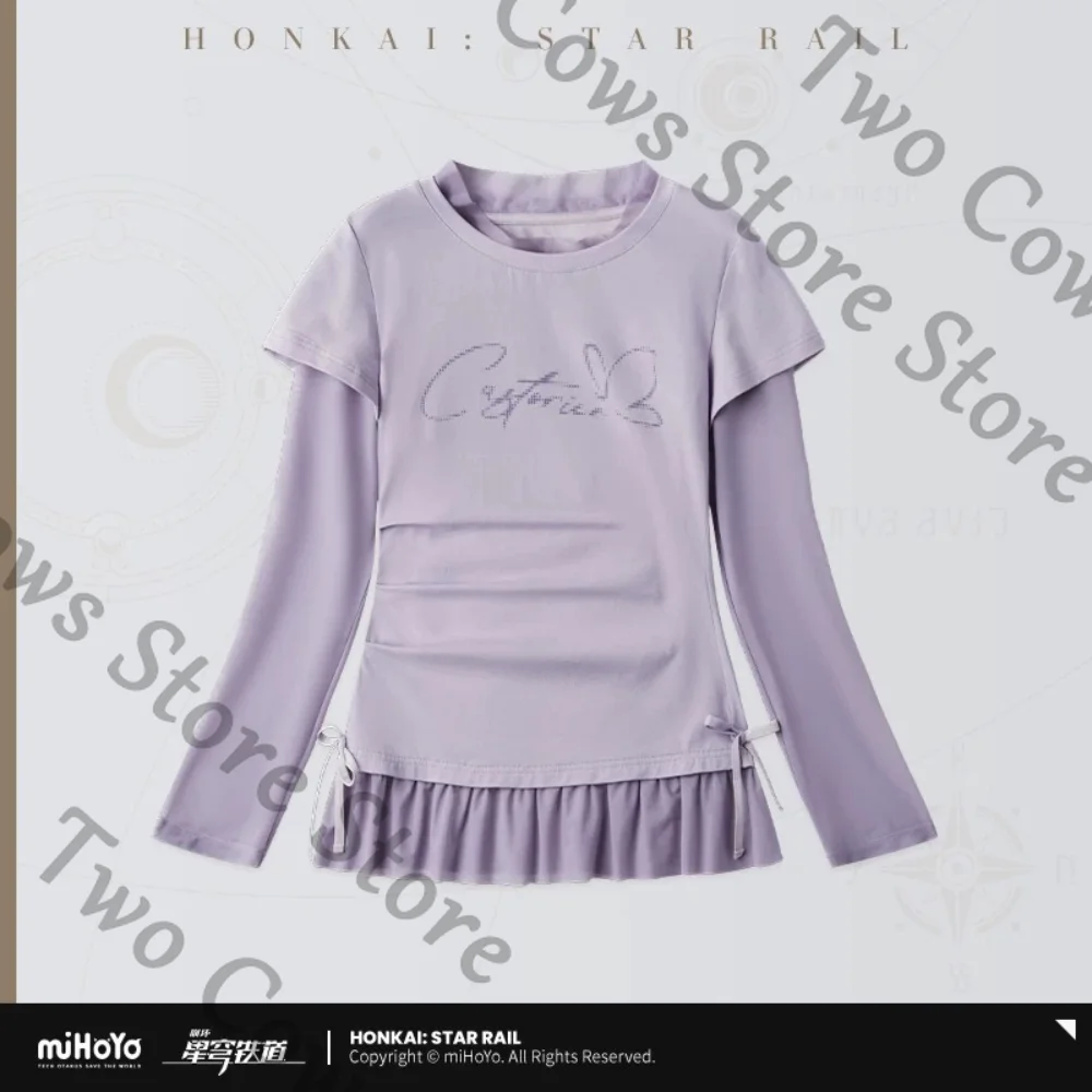 Official Honkai: Star Rail Castorice Mock Two-Piece Short-sleeved T-shirt Clothing High Appearance Level for Anime Fans Gift
Official Honkai: Star Rail Castorice Mock Two-Piece Short-sleeved T-shirt Clothing High Appearance Level for Anime Fans Gift