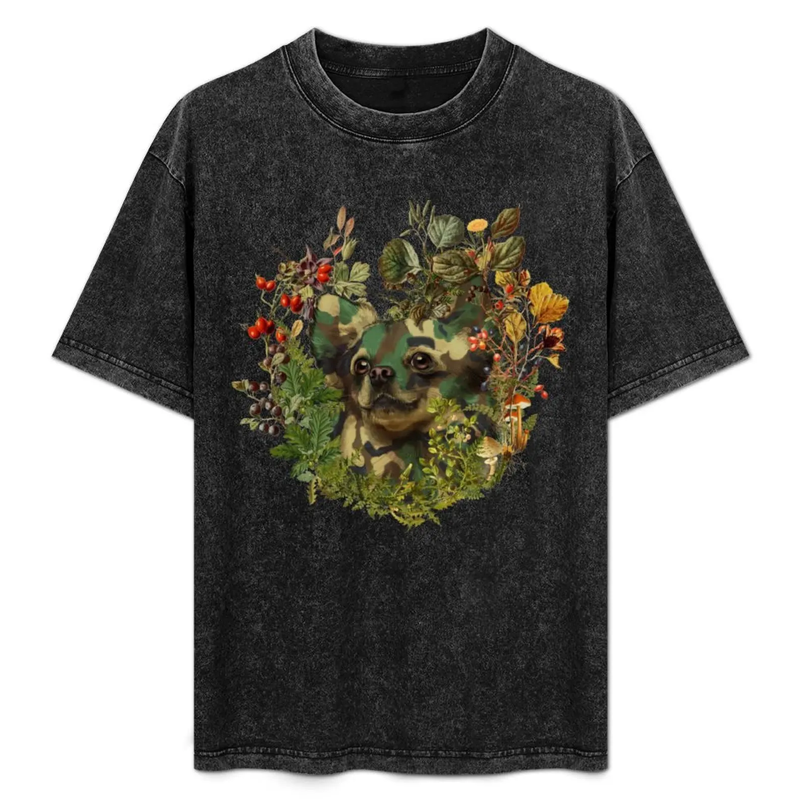 Camo Chihuahua Forest Adventure T-Shirt Utility Casual Work T-Shirt
Camo Chihuahua Forest Adventure T-Shirt Utility Casual Work T-Shirt