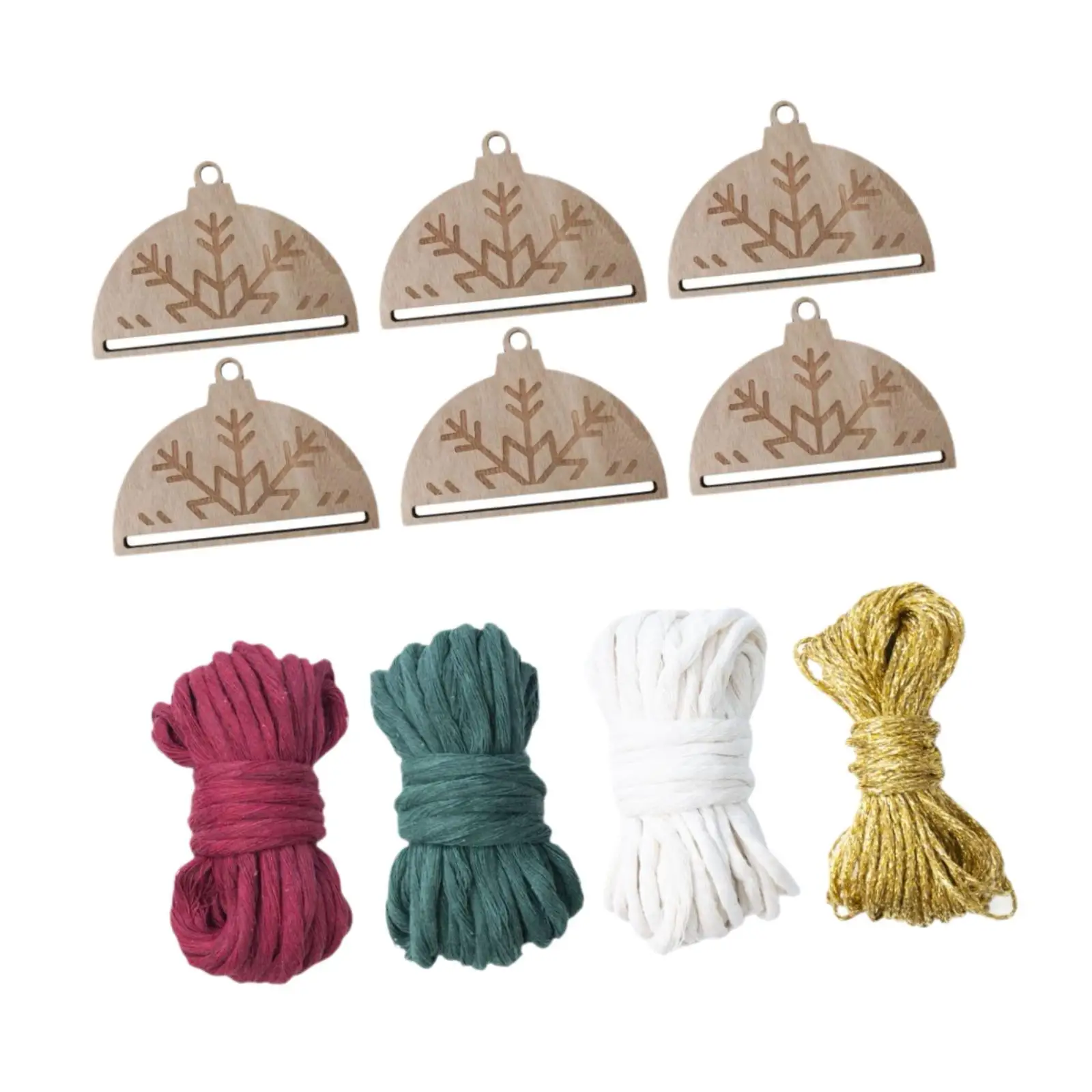 Кусочки макраме, 6 шт./компл., с рисунком снежинки, пряжей и шелковой нитью с отверстием
Кусочки макраме, 6 шт./компл., с рисунком снежинки, пряжей и шелковой нитью с отверстием