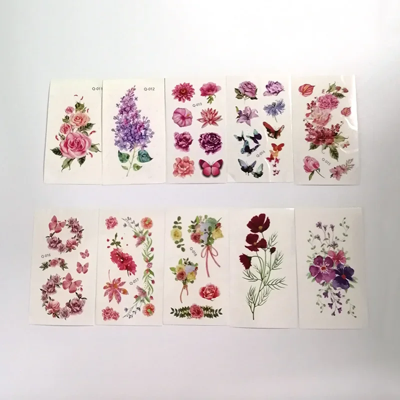 Flowers Temporary Tattoo Sticker Fake Tattoos Hand Face Foot Arm Body Art Butterfly 10pcs
Flowers Temporary Tattoo Sticker Fake Tattoos Hand Face Foot Arm Body Art Butterfly 10pcs