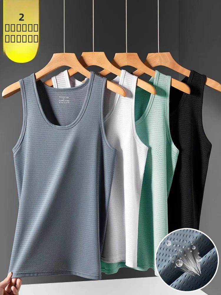 Men's Ice Silk Vest Summer Thin Outdoor Fitn Running Sport Breathable Loose Sle Qui Dry Cool Feeling Svel T-irt
Men's Ice Silk Vest Summer Thin Outdoor Fitn Running Sport Breathable Loose Sle Qui Dry Cool Feeling Svel T-irt