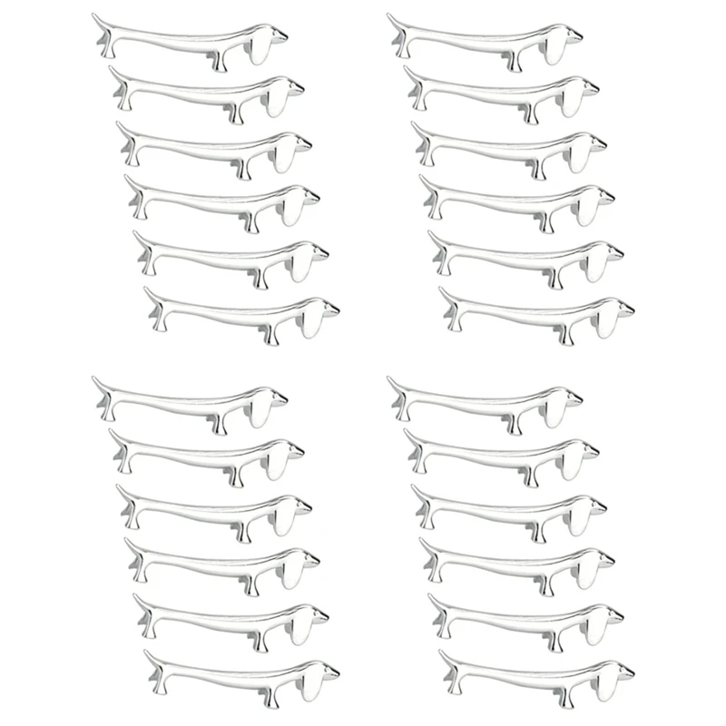 24 Pcs Chopsticks Rest Little Dog Chopsticks Holder Dachshund Zinc Alloy Fork Stand Spoon Tableware Rack Holder Tool
24 Pcs Chopsticks Rest Little Dog Chopsticks Holder Dachshund Zinc Alloy Fork Stand Spoon Tableware Rack Holder Tool
