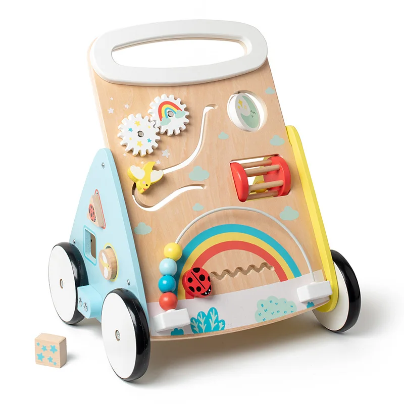 Nordic Wooden Walker Cart Adjustable Speed with Bead Maze & Playhouse
Nordic Wooden Walker Cart Adjustable Speed with Bead Maze & Playhouse