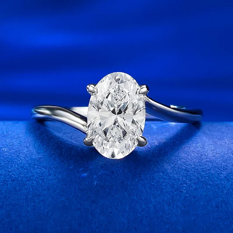 S925 Silver Simulated Zircon Inlaid 6 * 9 Elliptical Ring, Women's Simple and Elegant Ring, One Piece Hair Collection
S925 Silver Simulated Zircon Inlaid 6 * 9 Elliptical Ring, Women's Simple and Elegant Ring, One Piece Hair Collection