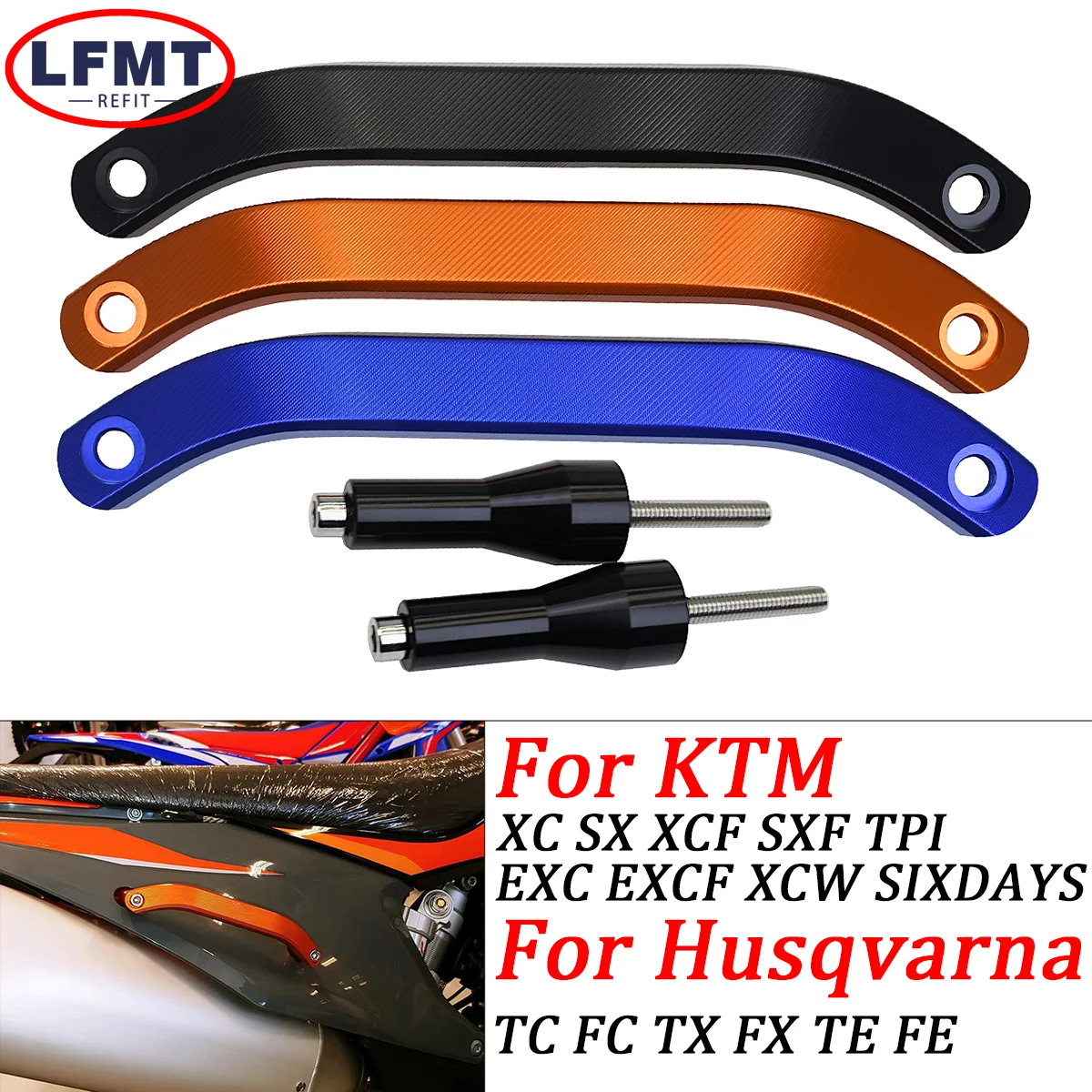 Motorcycle Rear Lift Grab Handle Bar For KTM EXC EXCF XC XCF SX SXF XCW TPI Sixdays 125 250 300 350 400 450 500 2019-2022 2023
Motorcycle Rear Lift Grab Handle Bar For KTM EXC EXCF XC XCF SX SXF XCW TPI Sixdays 125 250 300 350 400 450 500 2019-2022 2023
