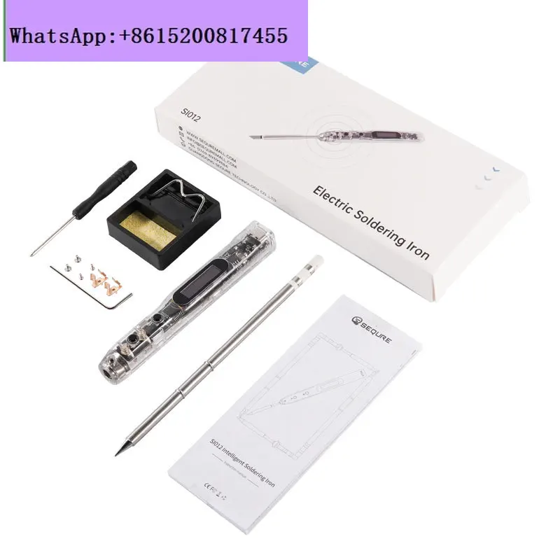 Household maintenance tools Adjustable temperature Internal heating SIO12 intelligent soldering iron OLED screen
Household maintenance tools Adjustable temperature Internal heating SIO12 intelligent soldering iron OLED screen
