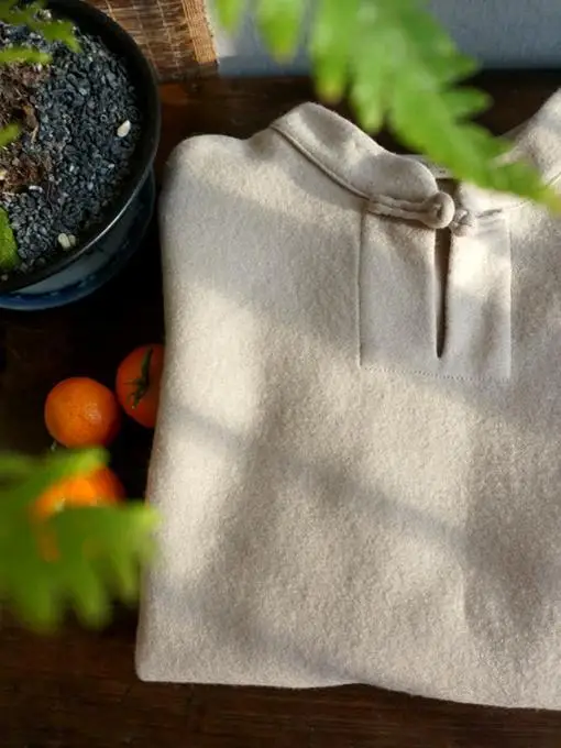 Стильный китайский женский шерстяной вязаный базовый топ с воротником-стойкой, толстый, зимний, для ношения под одеждой, бежевый, от Guizhong
Стильный китайский женский шерстяной вязаный базовый топ с воротником-стойкой, толстый, зимний, для ношения под одеждой, бежевый, от Guizhong