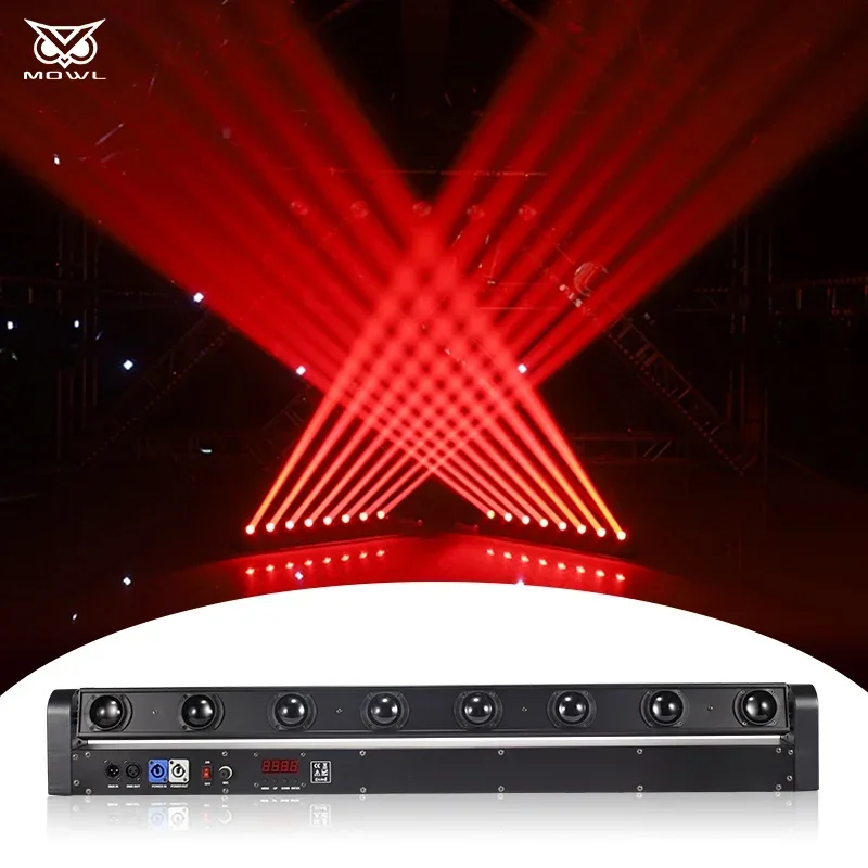 MOWL 8 Eyes RGBW DMX Scanning Beam Bar LED Moving Head Beam Light for Dj Nightclub Disco Club
MOWL 8 Eyes RGBW DMX Scanning Beam Bar LED Moving Head Beam Light for Dj Nightclub Disco Club