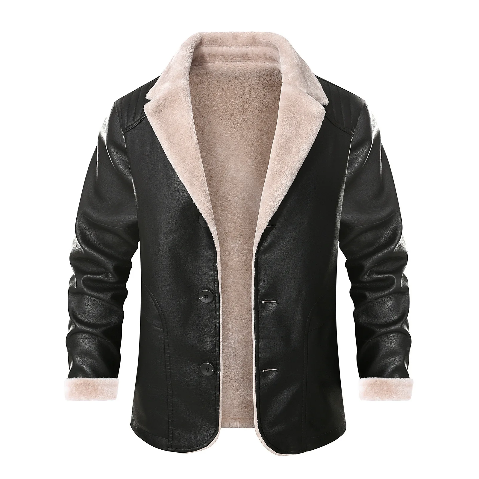 2024 Men Leather Jacket Men Fashion Warm Winter Coat Mens Pu Leather Jacket Lapel Casual Plush Leather Plus Velvet Fur Coat Male
2024 Men Leather Jacket Men Fashion Warm Winter Coat Mens Pu Leather Jacket Lapel Casual Plush Leather Plus Velvet Fur Coat Male