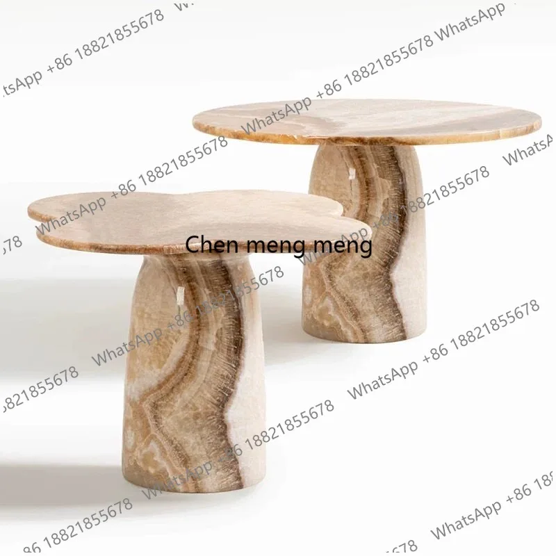 Natural marble edge few designer simple light luxury living room home sofa creative side table
Natural marble edge few designer simple light luxury living room home sofa creative side table