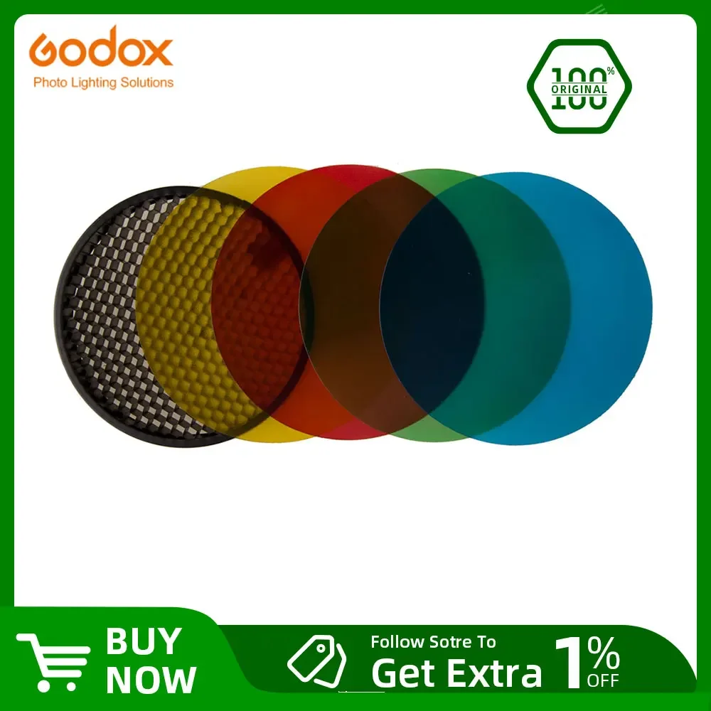 Godox Ad-s11 Flash Speedlite Accessories Godox Ad180 Ad360 AD200 Filter with for Color (Red, Blue, Green, Yellow)
Godox Ad-s11 Flash Speedlite Accessories Godox Ad180 Ad360 AD200 Filter with for Color (Red, Blue, Green, Yellow)