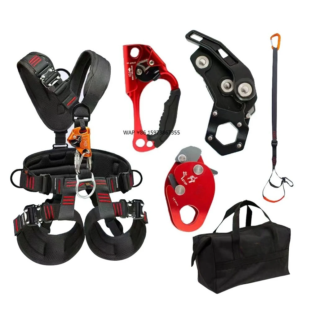 Fall safety kit with harnesses and lanyards for aerial work
Fall safety kit with harnesses and lanyards for aerial work