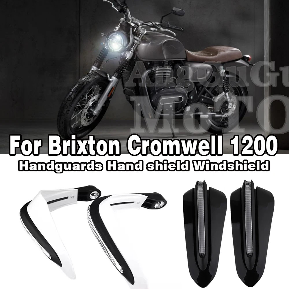 Motorcycle Hand Guard Handguard Shield Windproof With Lamp Windshield Accessories For Brixton Cromwell 1200 Cromwell1200
Motorcycle Hand Guard Handguard Shield Windproof With Lamp Windshield Accessories For Brixton Cromwell 1200 Cromwell1200
