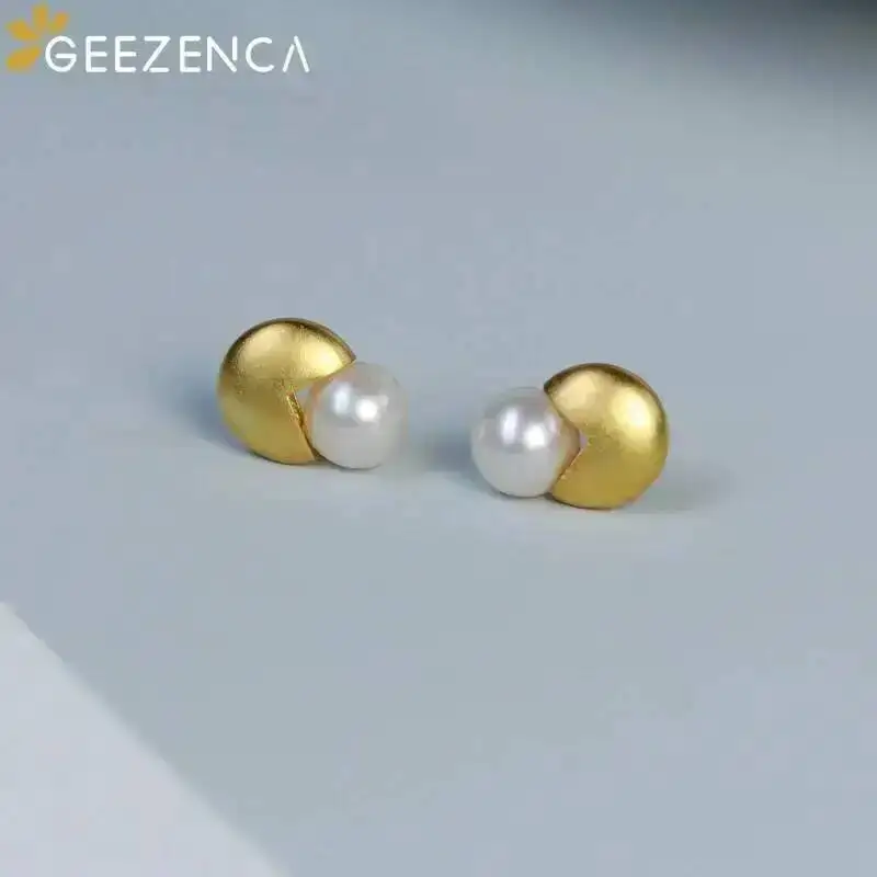 GEEZENCA 925 Sterling Silver Natural Pearl Small Earrings For Women Bean Shaped Designer Chic Cute Unique Earring 2023 New
GEEZENCA 925 Sterling Silver Natural Pearl Small Earrings For Women Bean Shaped Designer Chic Cute Unique Earring 2023 New
