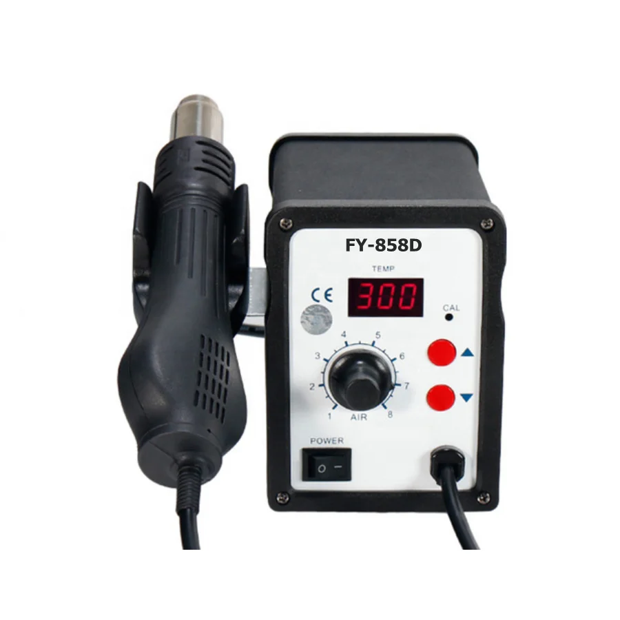 858D Led Digital 700w Heat Gun Welding Repair Tool Hot Air Gun Micro Rework Soldering Station
858D Led Digital 700w Heat Gun Welding Repair Tool Hot Air Gun Micro Rework Soldering Station