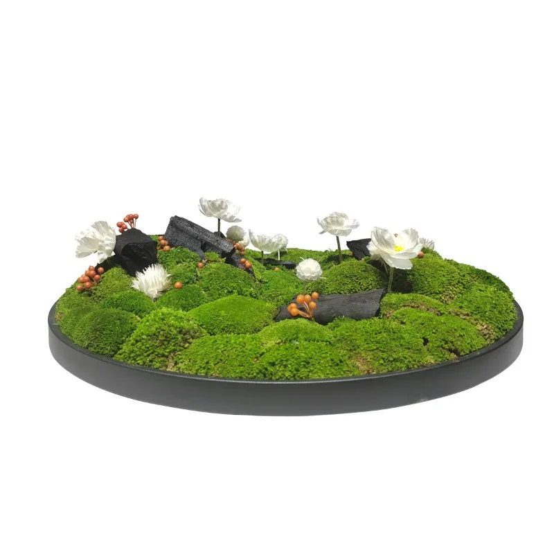 Moss and moss landscaping landscape hotel dining table flower micro landscape large round table restaurant ornament
Moss and moss landscaping landscape hotel dining table flower micro landscape large round table restaurant ornament