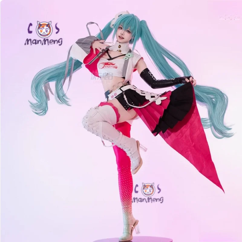 Mochizuki Kei Miku, косплей, гоночная форма 2025 года, костюм для вечеринки на Хэллоуин, новый кожаный топ, юбка, куртка, реквизит, парик, женский комплект
Mochizuki Kei Miku, косплей, гоночная форма 2025 года, костюм для вечеринки на Хэллоуин, новый кожаный топ, юбка, куртка, реквизит, парик, женский комплект