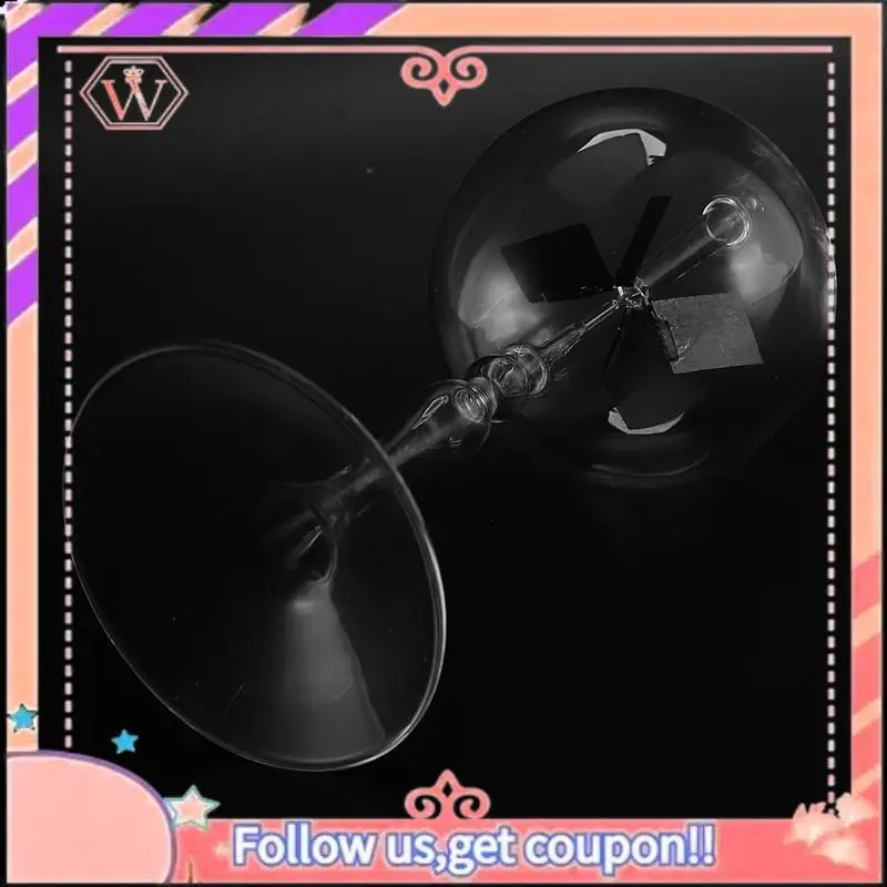 Upgraded 2Pcs 20.5Cm Glass Windmill Solar Powered Crookes Radiometer Light Mill/Educational Teaching Study Tool
Upgraded 2Pcs 20.5Cm Glass Windmill Solar Powered Crookes Radiometer Light Mill/Educational Teaching Study Tool
