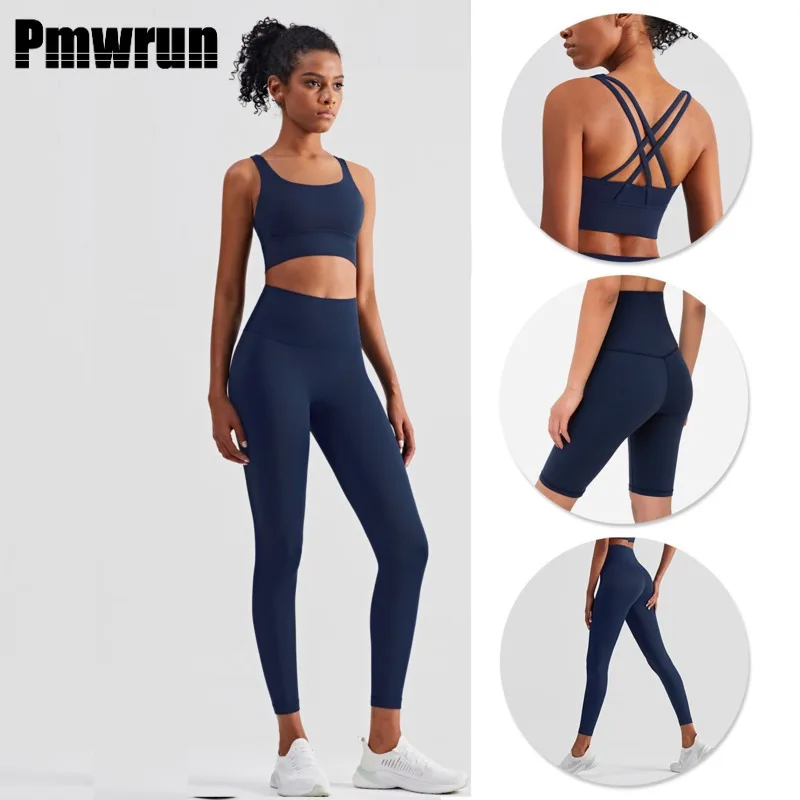 Pmwrun 2025 весенне-летний костюм для йоги, серия с высокой талией, подтягивающие бедра, штаны для йоги на животе, женское спортивное нижнее белье с крестообразной красотой на спине
Pmwrun 2025 весенне-летний костюм для йоги, серия с высокой талией, подтягивающие бедра, штаны для йоги на животе, женское спортивное нижнее белье с крестообразной красотой на спине