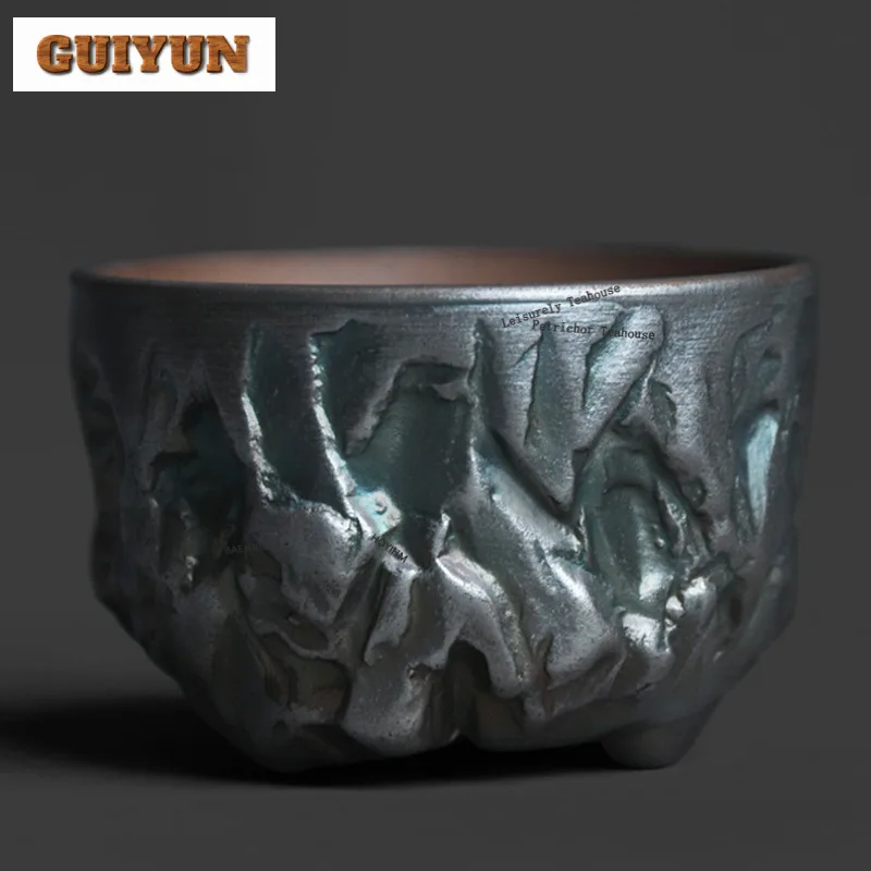 Чайная чашка из грубой керамики 150 мл, винтажная глиняная чаша, эстетичная чайная чаша, парные чашки для дегустации чая, ароматическая чашка, мастер-чашки Jianzhan, посуда для напитков
Чайная чашка из грубой керамики 150 мл, винтажная глиняная чаша, эстетичная чайная чаша, парные чашки для дегустации чая, ароматическая чашка, мастер-чашки Jianzhan, посуда для напитков