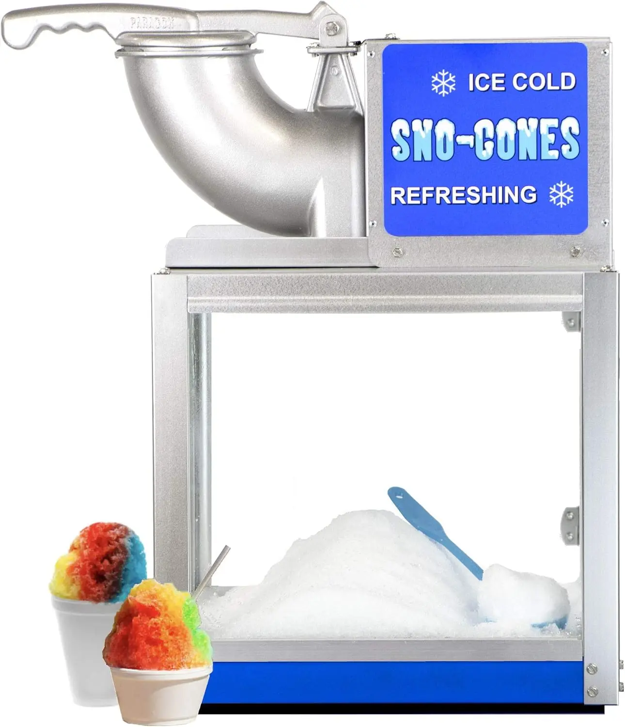 Simply A Blast Heavy Duty Snow Cone Machine Silver Standard
Simply A Blast Heavy Duty Snow Cone Machine Silver Standard