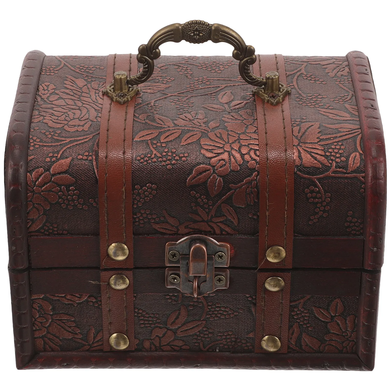 Wooden Jewelry Storage Box Vintage Style Small Wooden Keepsake Box for Coins Trinkets Film Props Retro Jewelry Organizer
Wooden Jewelry Storage Box Vintage Style Small Wooden Keepsake Box for Coins Trinkets Film Props Retro Jewelry Organizer