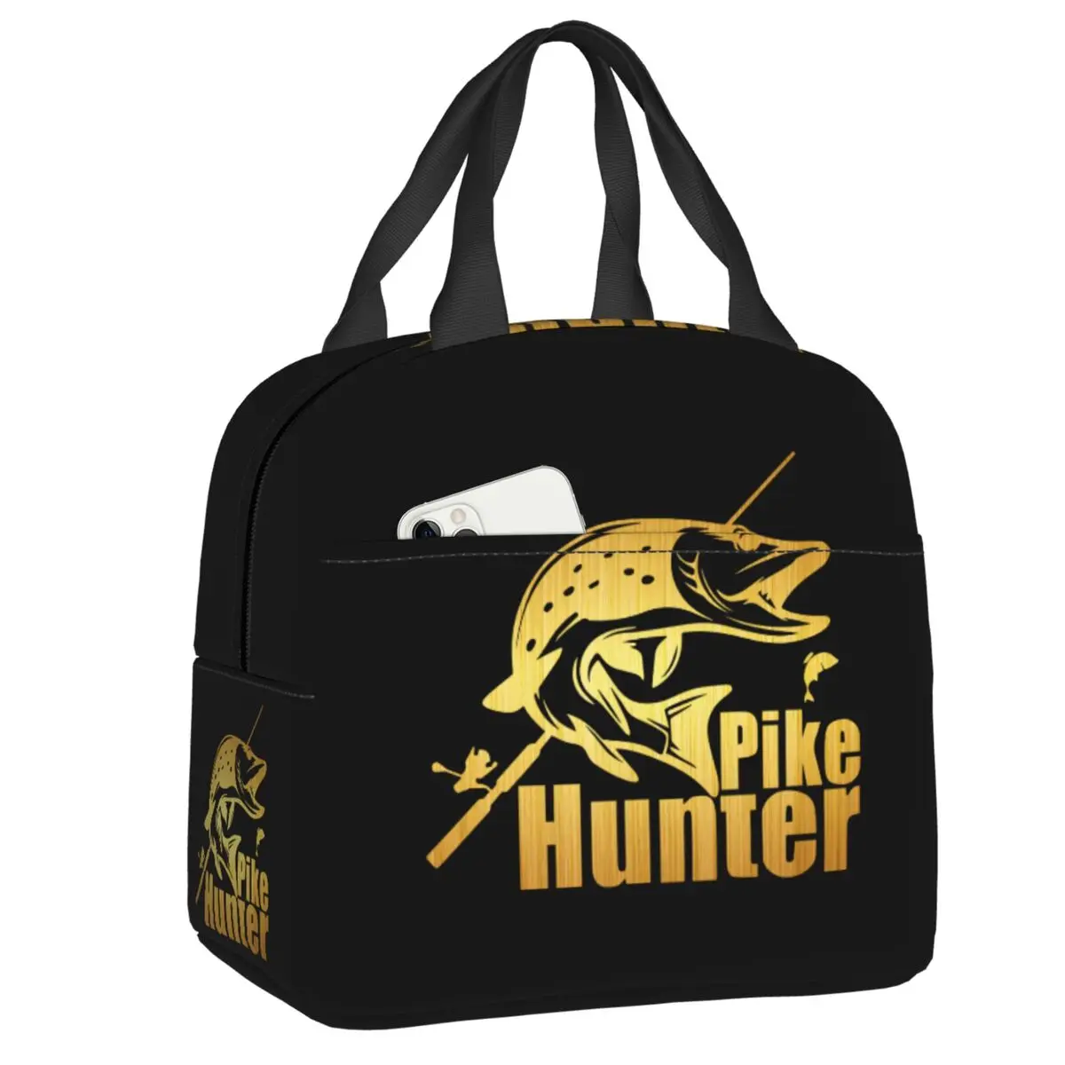 Изотермическая сумка-холодильник для ланча с забавным рисунком «Охотник и рыба» для женщин-рыбаков, портативный термосумка-бенто для школы
Изотермическая сумка-холодильник для ланча с забавным рисунком «Охотник и рыба» для женщин-рыбаков, портативный термосумка-бенто для школы
