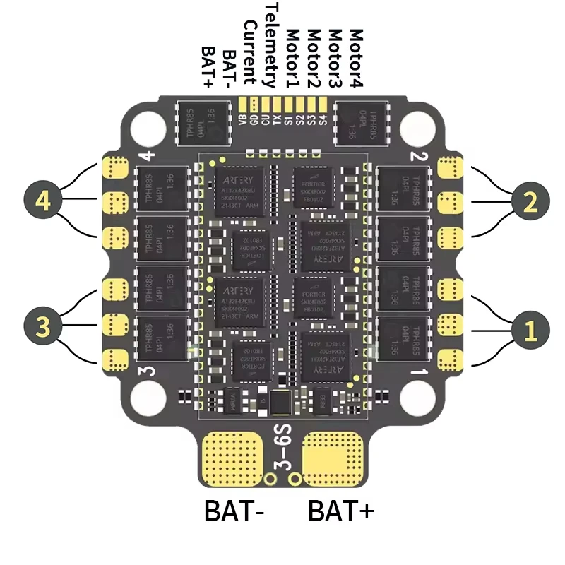 Контроллер полета Aocoda-RC F460 V4 60A Stack F405 V4 с ESC 60A AM32 4 в 1 для гоночного дрона Rc FPV
Контроллер полета Aocoda-RC F460 V4 60A Stack F405 V4 с ESC 60A AM32 4 в 1 для гоночного дрона Rc FPV