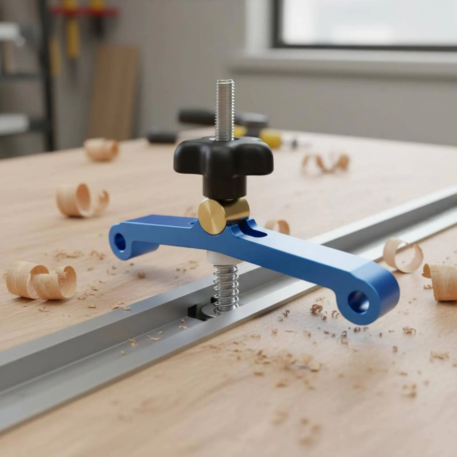 T-Slot Hold down Clamp Quick Positioning T-Track Hold down Clamp Tool Accessory Heavy Duty High Tension for Workshop, Table Saw
T-Slot Hold down Clamp Quick Positioning T-Track Hold down Clamp Tool Accessory Heavy Duty High Tension for Workshop, Table Saw