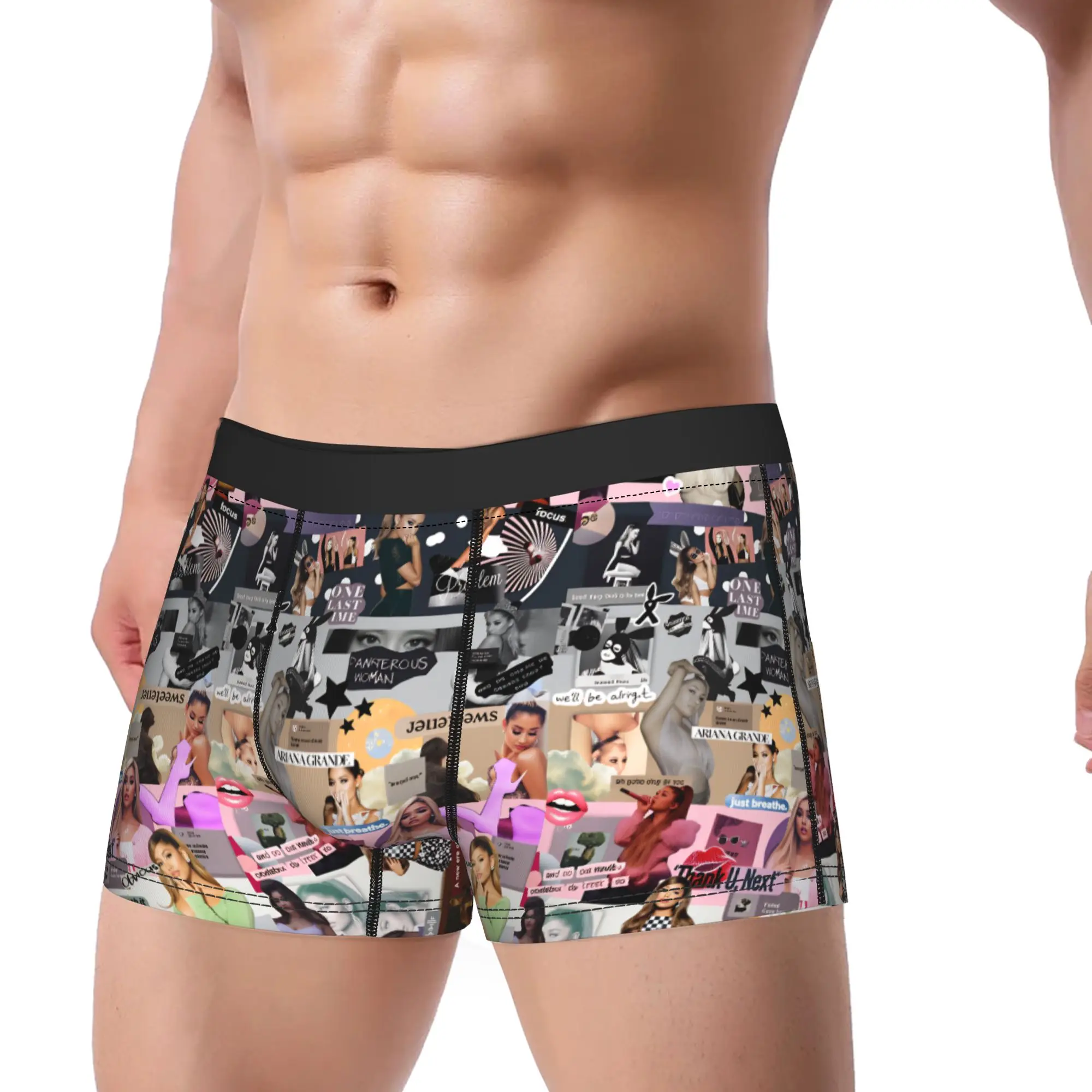 Мужские трусы-боксеры Arianas Grandes: Оригинальные, с анатомическим карманом, больших размеров
Мужские трусы-боксеры Arianas Grandes: Оригинальные, с анатомическим карманом, больших размеров