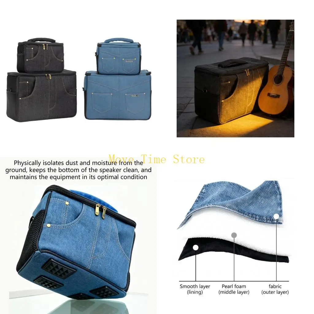 92ME Small Electric Amplifier Transport Bag Protective Case Adjustable Shoulder Strap Protective Compartments Fabric Texture
92ME Small Electric Amplifier Transport Bag Protective Case Adjustable Shoulder Strap Protective Compartments Fabric Texture