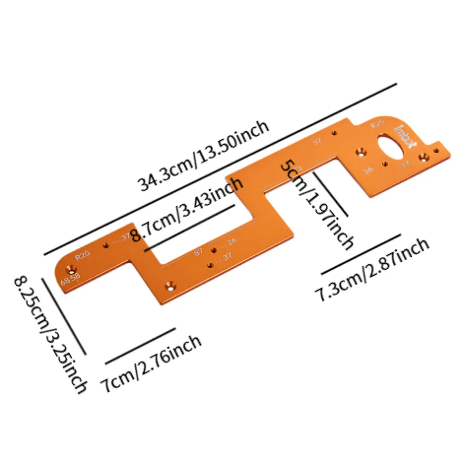 Handle Free Cabinet Slotting Tool Aluminum Alloy Sturdy Double Depth Hole Spacing Woodworking Auxiliary Tool for Wardrobes
Handle Free Cabinet Slotting Tool Aluminum Alloy Sturdy Double Depth Hole Spacing Woodworking Auxiliary Tool for Wardrobes