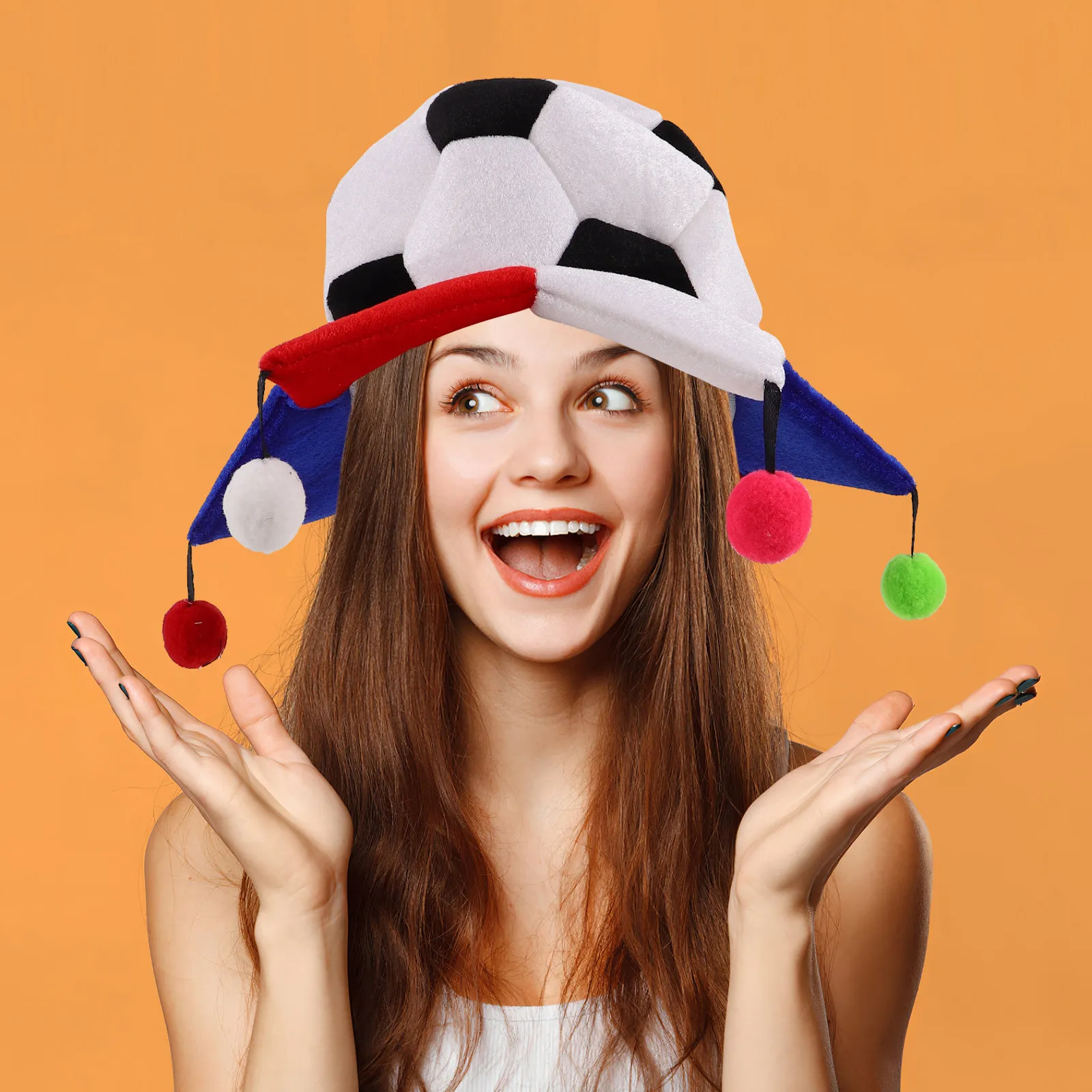 Soccer Ball Hat French Flag Football Costume Hat Fans Soccer Party Headgear Adults Teens Cheering Football Game Day Dress Up
Soccer Ball Hat French Flag Football Costume Hat Fans Soccer Party Headgear Adults Teens Cheering Football Game Day Dress Up