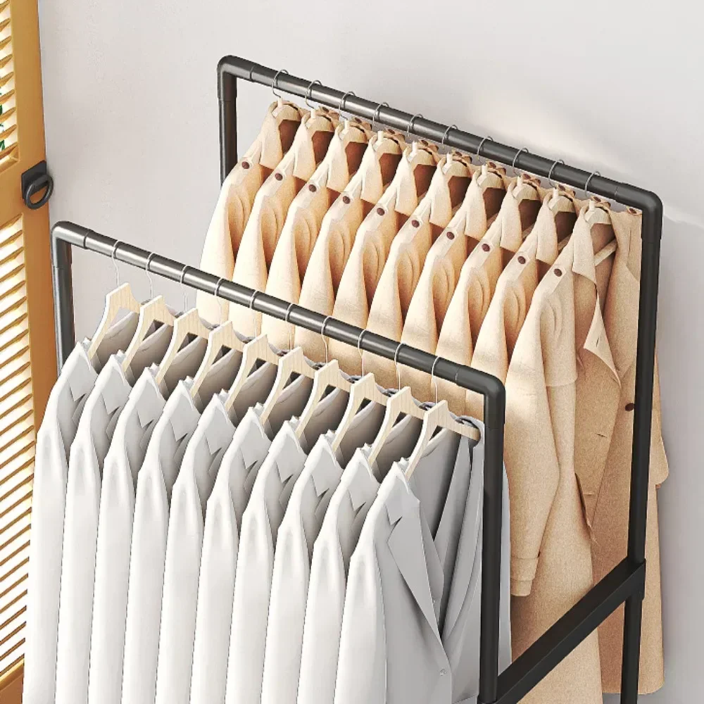 Coat Rack Double Pole Multi-layer Storage And Coat Rack For Entryway Easy To Install Hall Furniture Bedroom Shoe Storage Shelves
Coat Rack Double Pole Multi-layer Storage And Coat Rack For Entryway Easy To Install Hall Furniture Bedroom Shoe Storage Shelves