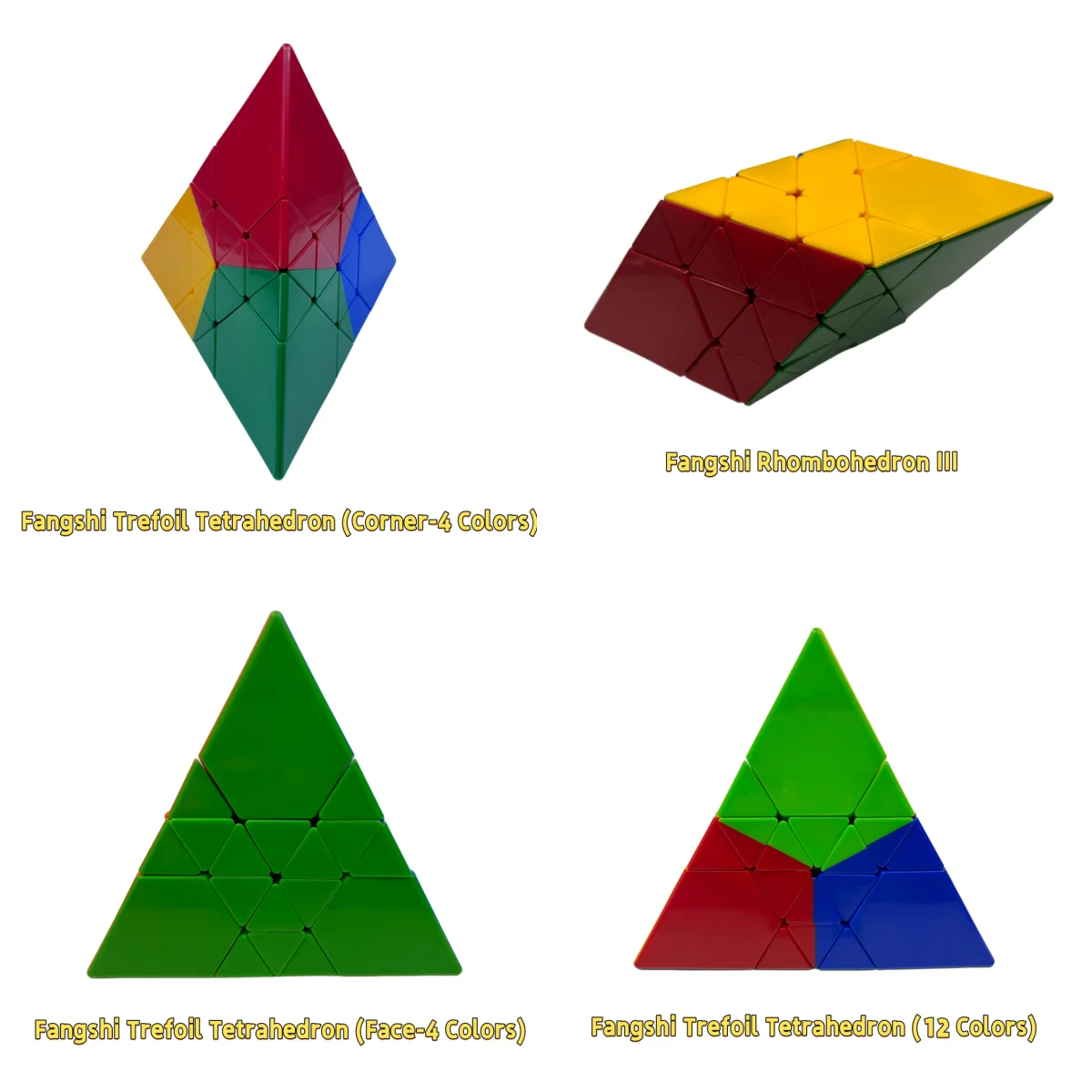 FangShi Three Leaf Pyramid Magic Cube Rhombohedron III Trefoil Tetrahedron Strange Shape Professional Puzzle Toys
FangShi Three Leaf Pyramid Magic Cube Rhombohedron III Trefoil Tetrahedron Strange Shape Professional Puzzle Toys
